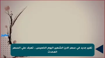 تغير جديد في سعر الأرز الشعير اليوم الخميس.. تعرف على السعر المحدث
